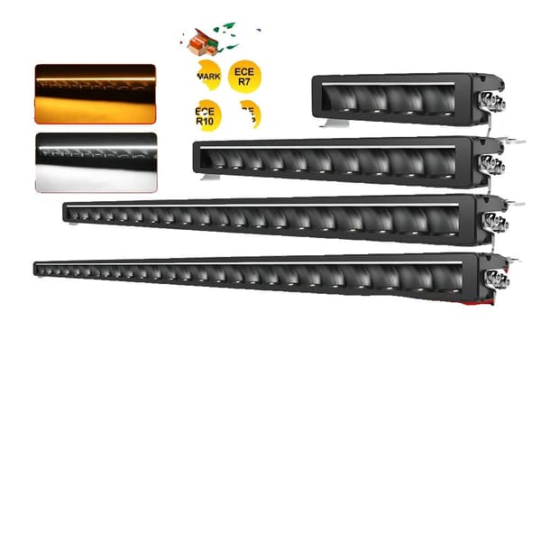 LED-ljusramp, E-märkt, Terrängkörning, 10 tum