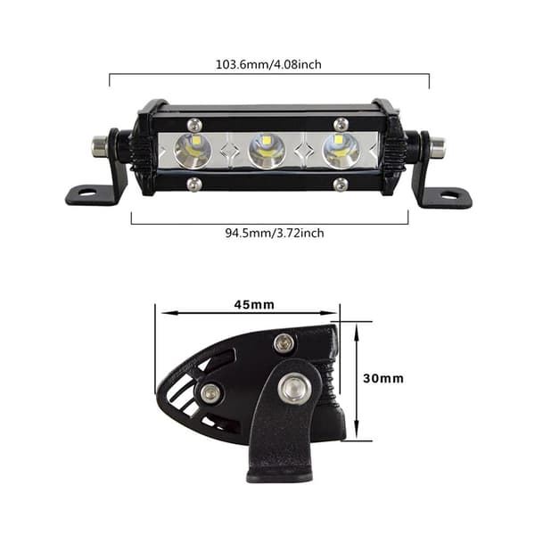 LED Arbejdslys Bar, Slank Design, Offroad Brug