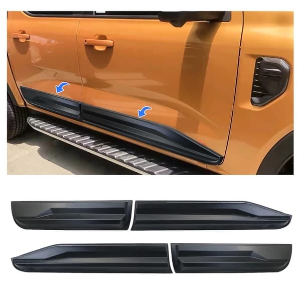 Autotarvikkeet, korin suojalevyt, mustat muoviosat, Slim body cladding