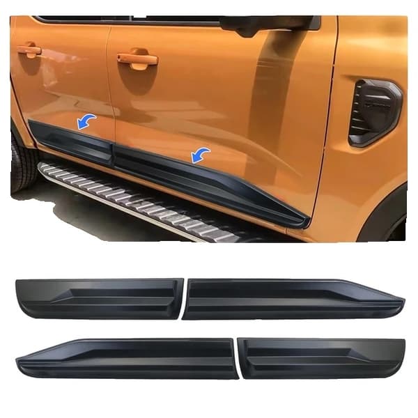 Autotarvikkeet, korin suojalevyt, mustat muoviosat, Slim body cladding
