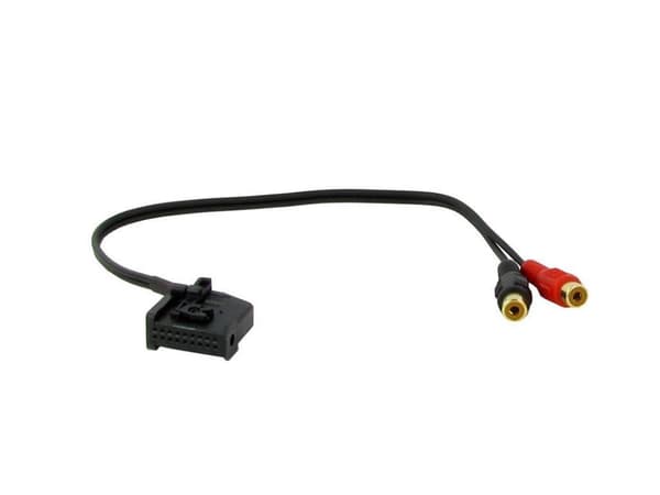 CD RADIO STEREO AUX IN INPUT ADAPTOR TO RCA MP3 LEAD FOR MERCEDES 2004