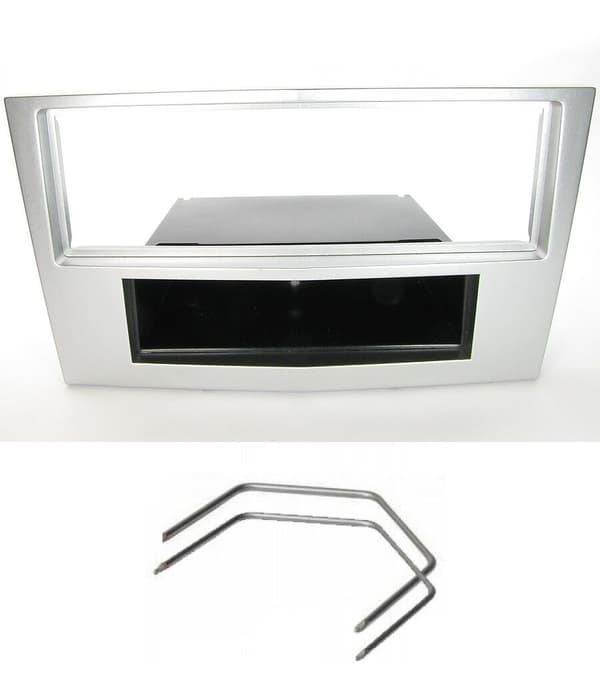 RADIO FACIA FASCIA PANEL CT24VX05 SILVER KEYS FOR VAUXHALL ASTRA H 2004 ONWARDS