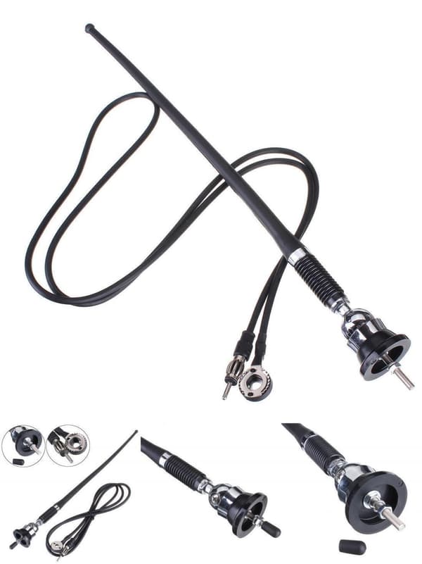 CAR RADIO RUBBER ANTI VANDAL WING ROOF MOUNT ANTENNA AERIAL FOR OLD MAZDA