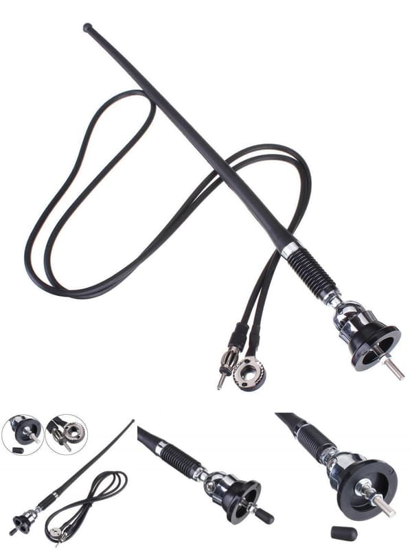 CAR RADIO RUBBER ANTI VANDAL WING ROOF MOUNT ANTENNA AERIAL FOR SUZUKI