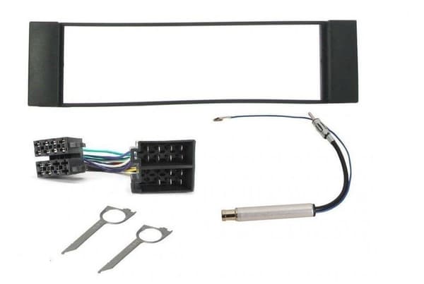 CD RADIO STEREO FACIA FASCIA PANEL SURROUND PANEL FULL KIT FOR AUDI A3 00-02