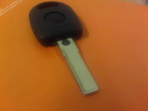 UNCUT HU66 CAR KEY BLANK WITH & BULB FOR VW VOLKSWAGON