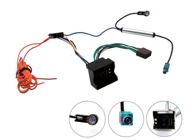 CD RADIO STEREO HEADUNIT ISO WIRING HARNESS ADAPTOR CT20CT04 FITS CITROEN C6