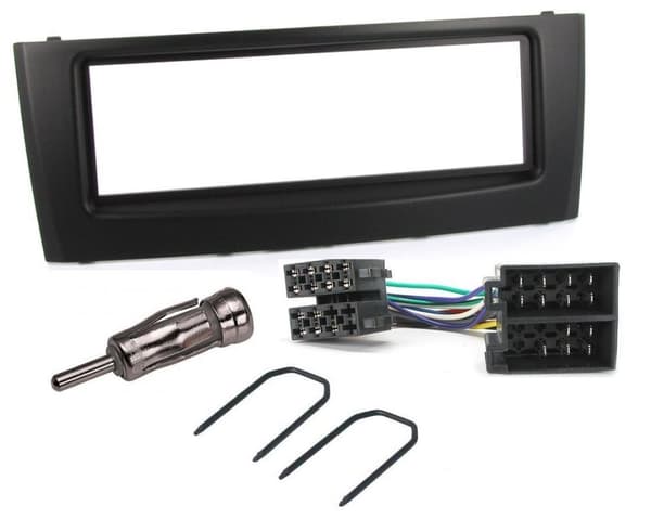 FOR FIAT GRANDE PUNTO CD STEREO FASCIA FACIA ADAPTER FITTING KIT BLACK CT24FT18