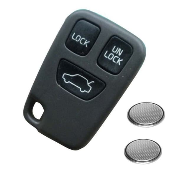 4 BUTTON REMOTE KEY FOB CASE SHELL FOR VOLVO S40 S80 V40 S70 C70 V70 + BATTERY