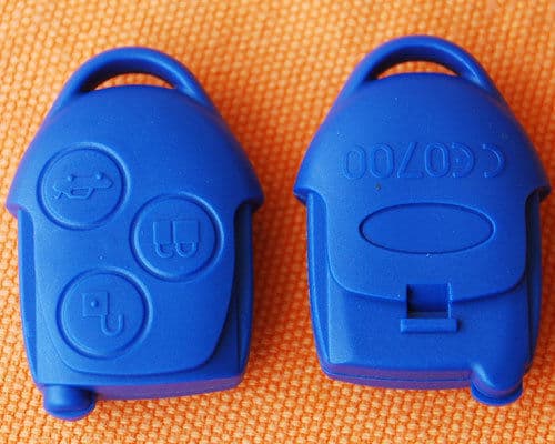 REPLACEMENT 3 BUTTON REMOTE FOB KEY CASE SHELL BLUE FOR FORD TRANSIT CONNECT