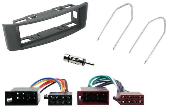 CD RADIO STEREO FASCIA PANEL TRIM KIT GREY FP-08-00 FITS RENAULT MEGANE SCENIC