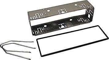 Universal Single Din Car CD Stereo Radio Metal Cage Bracket Mounting Sleeve