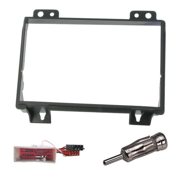 DOUBLE DIN FASCIA FACIA ADAPTER SURROUND CAGE KIT FOR FORD FIESTA MK6 FUSION