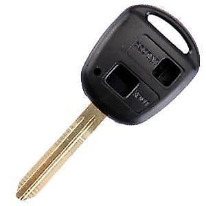2 BUTTON REMOTE KEY FOB CASE SHELL + NEW BLADE FITS LEXUS