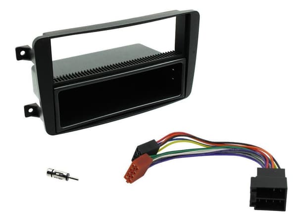 FP-23-01 CD RADIO STEREO FACIA FASCIA FITTING KIT FOR MERCEDES C CLASS W203 CLK