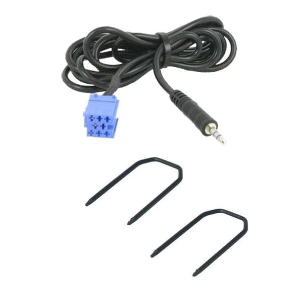 RADIO CD AUX IN INPUT ADAPTER CABLE MP3 3.5MM CT29BP02 + KEYS FITS BLAUPUNKT