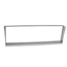 RADIO STEREO FACIA SURROUND TRIM PANEL FP-09-04 SILVER FITS ALFA ROMEO 156