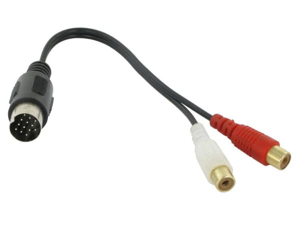 CD RADIO STEREO HEADUNIT AUX IN INPUT ADAPTOR INTERFACE MP3 FITS KENWOOD