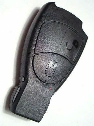 2 BUTTON REMOTE KEY FOB CASE FOR MERCEDES A B C E S-CLASS CLK CLS SLK SMART