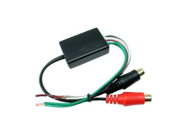 AUTOLEADS PC1-601 HIGH LEVEL SPEAKER TO LOW LEVEL RCA CONVERTER CABLE ADAPTER