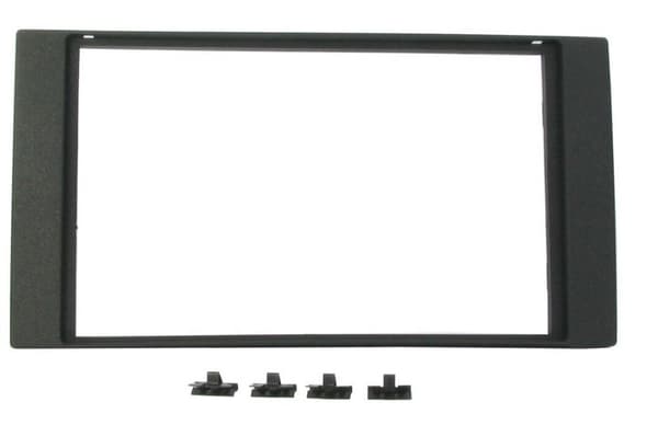 BLACK DOUBLE DIN FASCIA FACIA TRIM SURROUND DFP-07-09 FOR FORD KUGA 2008 ONWARDS