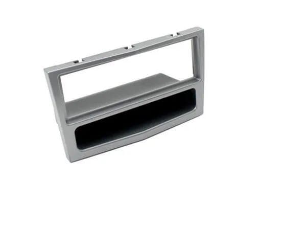 Fits Vauxhall Astra H 2004-2009 Centre Crease Car Single Din Facia Fascia Silver