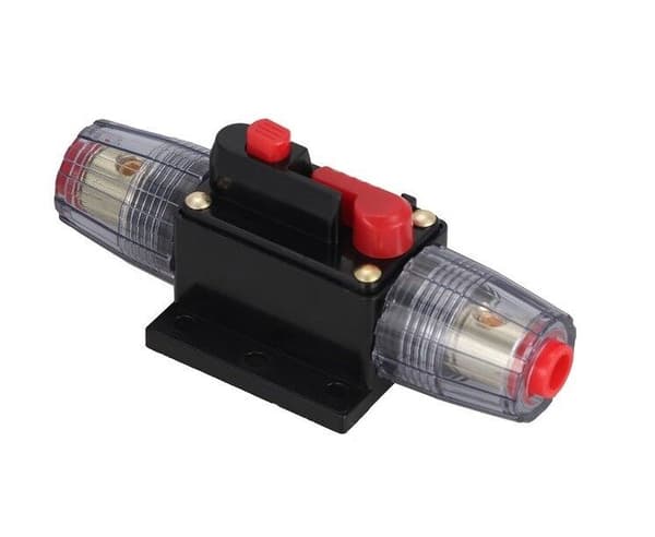 CAR BOAT MARINE AUDIO INLINE CIRCUIT BREAKER 40A AMP AMPLIFIER FUSE HOLDER AGU