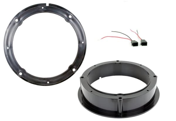 FRONT & REAR DOOR SPEAKER ADAPTOR RINGS SPACERS 165MM 6.5″ FOR VW BEETLE