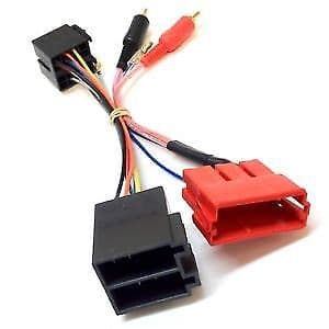 CAR RADIO AMPLIFIED RCA TO ISO WIRING LOOM HARNESS PC9-404 FITS AUDI A2 A3 A4 TT