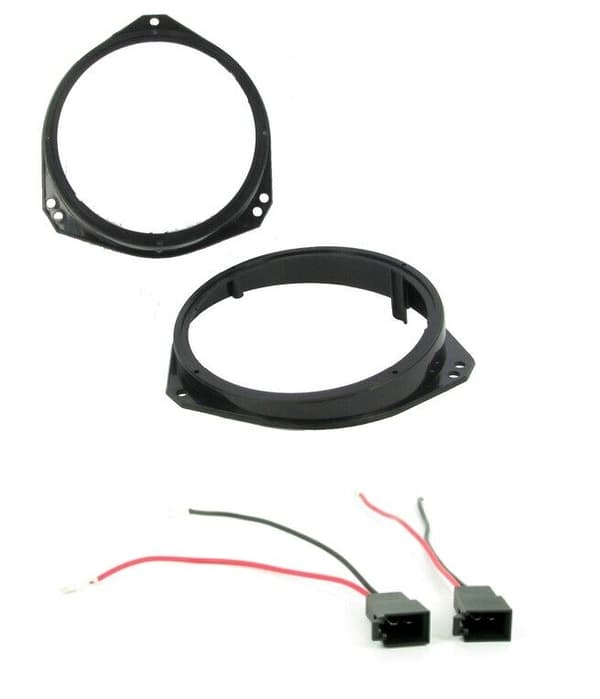 FRONT DOOR SPEAKER SPACER ADAPTOR RINGS KIT 165MM  FOR VAUXHALL VIVARO