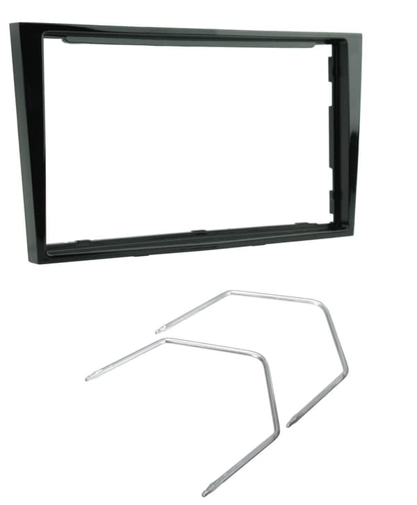 DOUBLE DIN FACIA FASCIA PANEL DFP-19-01/PB & KEY FOR VAUXHALL CORSA ASTRA ZAFIRA
