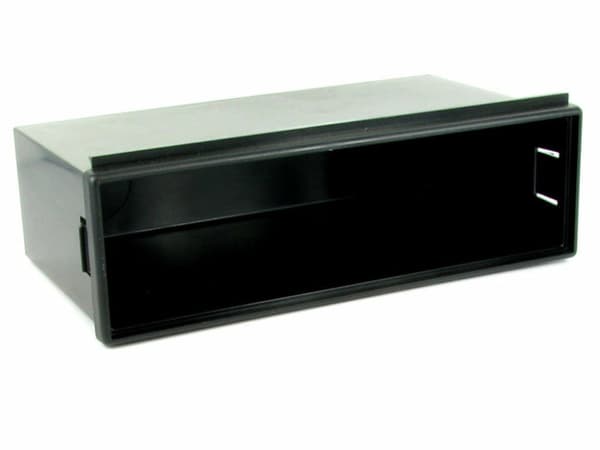 SINGLE DIN CD RADIO STEREO FACIA FASCIA PANEL PLATE ADAPTER POCKET FOR VW VOLVO