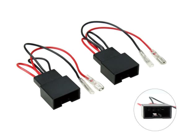 CT55-BM01 CAR SPEAKER CABLE ADAPTOR LEAD HARNESS CONNECTOR LOOM X2 FOR BMW