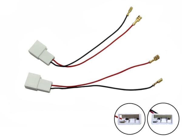 SPEAKER ADAPTOR LEAD HARNESS CONNECTOR FOR CITROEN C1 TOYOTA AYGO PEUGEOT 107