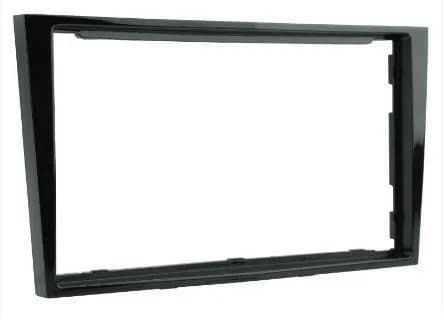 Double Din Car Stereo Piano Black Fascia Adaptor for Vauxhall Zafira 2005-2014