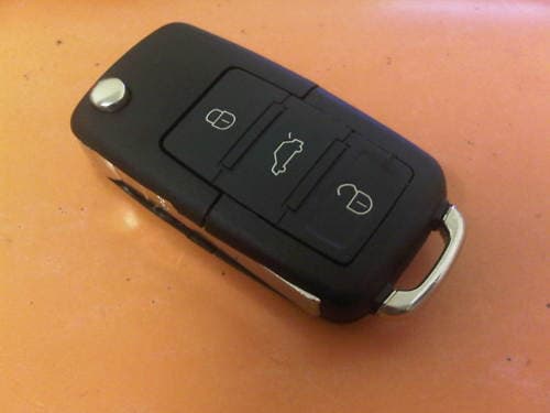3 BUTTON REMOTE FOB CASE + KEY HEAD FOR SEAT LEON ALHAMBRA