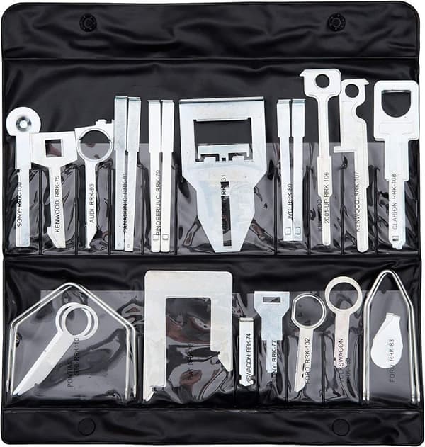 36 PCS CD RADIO STEREO HEADUNIT REMOVAL RELEASE KEY KIT TOOL SET FOR FORD FIAT