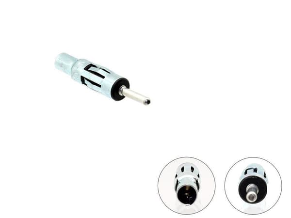Autoleads: PC5-56 - Cd Radio DIN male crimp antenna aerial adaptor Repair Plug