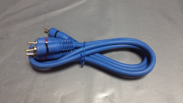 CAR AUDIO AMP AMPLIFIER HIGH QUALITY PRO RCA PHONO LEAD CABLE 1M METER SHIELDED