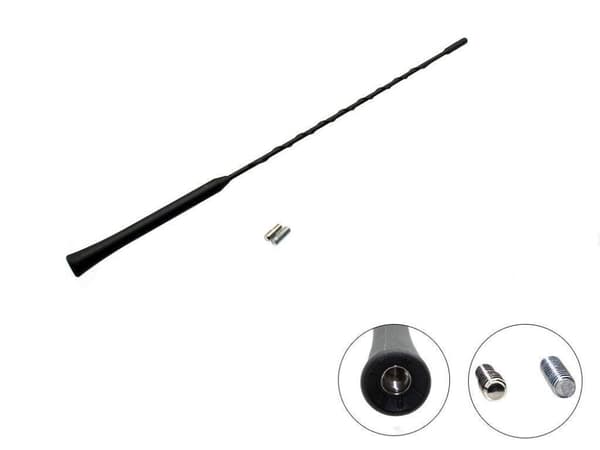 Universal Replacement 40cm Antenna Car Roof Aerial Mast with M5 & M6 fittings