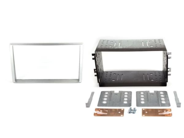 RADIO STEREO FACIA FASCIA PLATE CT23KI15 FOR KIA SPORTAGE DOUBLE DIN SILVER