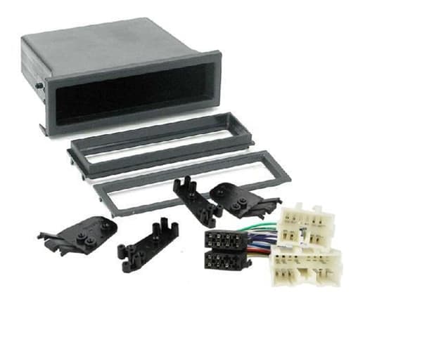 For Volvo V70 1996-00 Car Stereo Radio DIN E Fascia Facia Pocket Tray Wiring Kit