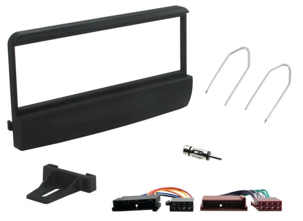 Single DIN Radio Stereo Fascia Panel Replacement Kit For Ford Connect 2000-2006