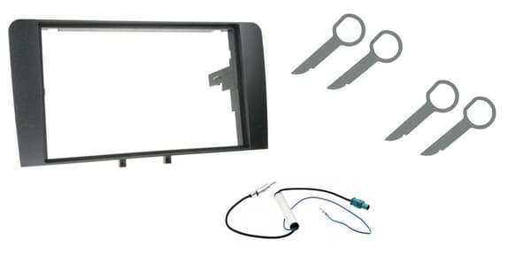 DFP-05-09 Radio Double Din Fascia Surroud Aerial Adaptor Keys For Audi A3 S3