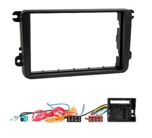 CT24VW06 Double Din Car Stereo Fascia Panel Fitting Kit For VW T5.1 Transporter