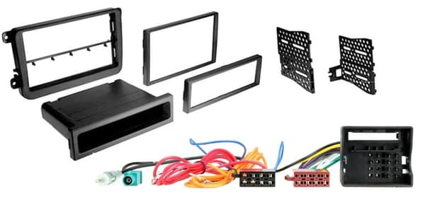 SINGLE DOUBLE DIN FACIA WIRING FITTING KIT FOR VOLKSWAGEN VW GOLF PASSAT POLO