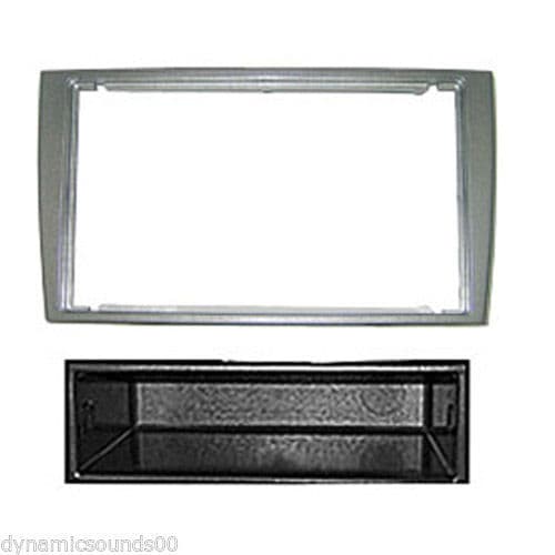 CD RADIO SILVER DOUBLE DIN WITH POCKET FASCIA FACIA FP-04-06/S FITS PEUGEOT 308