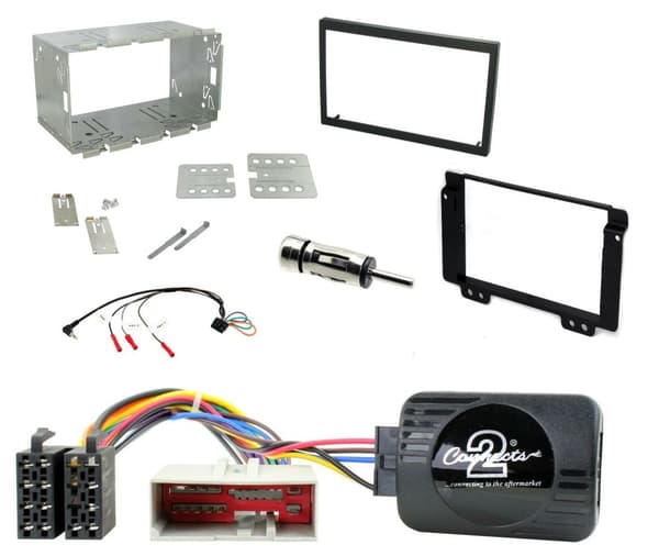 DOUBLE DIN FACIA STEERING CONTROLS ADAPTER FITTING KIT FOR LAND ROVER FREELANDER