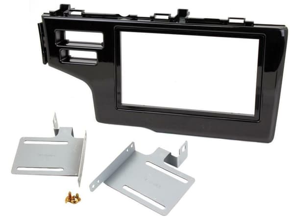 PIANO BLACK DOUBLE DIN FASCIA CT23HD37L FOR LEFT HAND DRIVE LHD FOR HONDA JAZZ