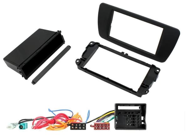 CT24ST09 Single Double Din Fascia Panel Wiring Aerial Adaptor Kit For Seat Ibiza